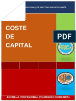 Coste de Capital