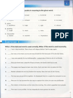 Opposites and word usage practice exercises