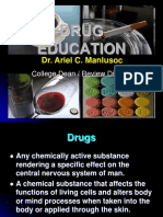 Drug Education: Dr. Ariel C. Manlusoc