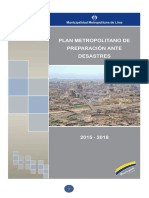 1209plan Metropolitano de Preparación Ante Desastres 2015-2018 PDF