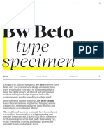 Branding with Type - Beto