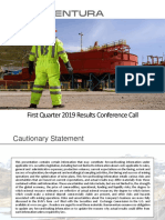 First Quarter 2019 Results Conference Call