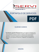 Portafolio de Servicios Serviplantas...