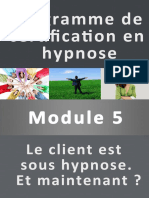 Module 5 - Le Client Est Sous Hypnose Et Maintenant PDF