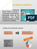 Tipos de Medios de Verificación