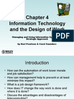 Information Technology and The Design of Work