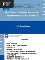 Aula - Pregão Eletrônico e Presencial - Srp