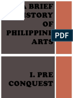 A Brief History OF Philippine Arts