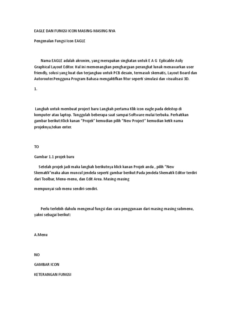 Penjelasan Eagle PCB | PDF