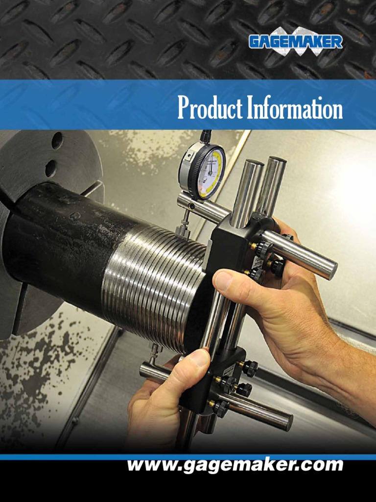 Gage Maker Catalog Tools Metalworking