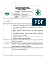 Sop Identifikasi Kebutuhan Masyarakat Dan Tanggap Masyarakat Terhadap Mutu Pelayanan