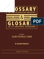 Glossary of The Petroleum Industry English Spanish Spanish English
