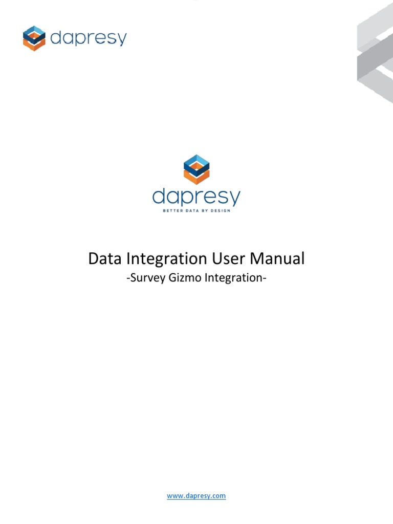 Survey Gizmo Data Integration Guide | PDF | Application Programming ...