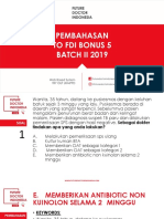 (Fdi) Pembahasan To Bonus 5 Batch 2 2019 PDF