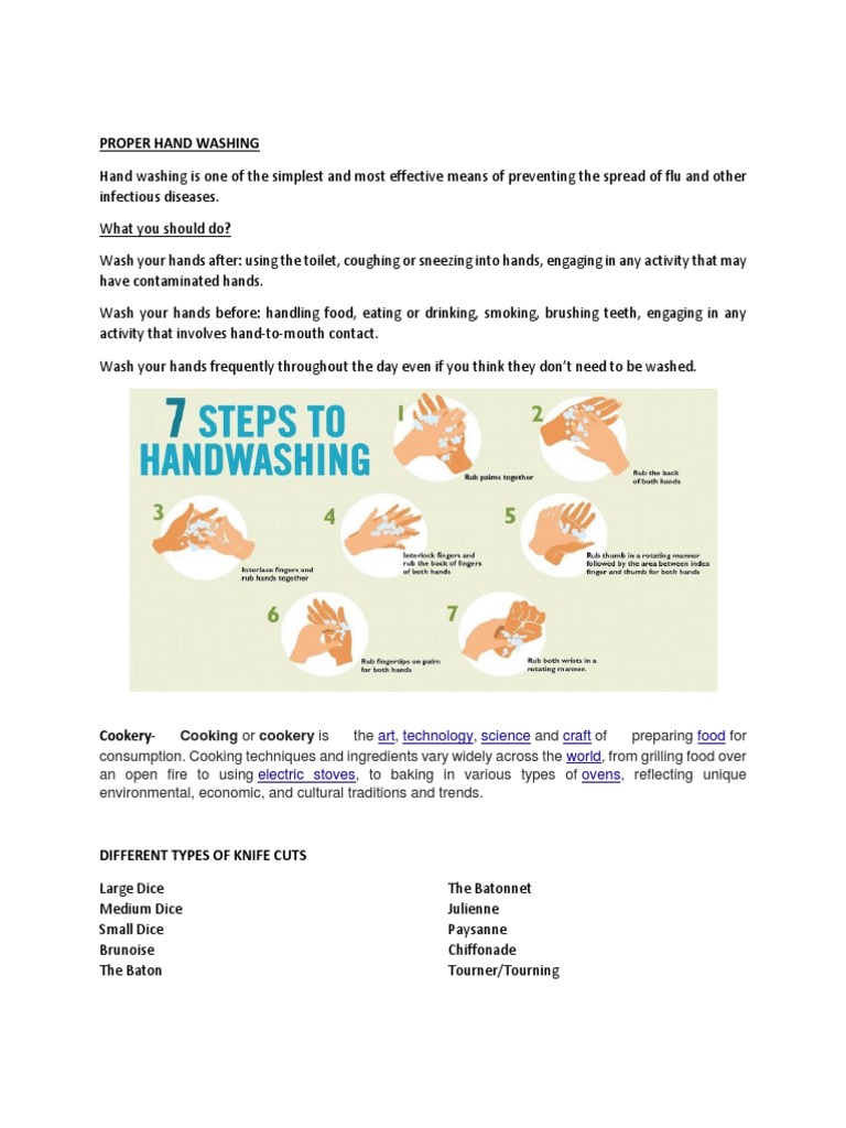 Essential Hand Washing Guidelines | PDF