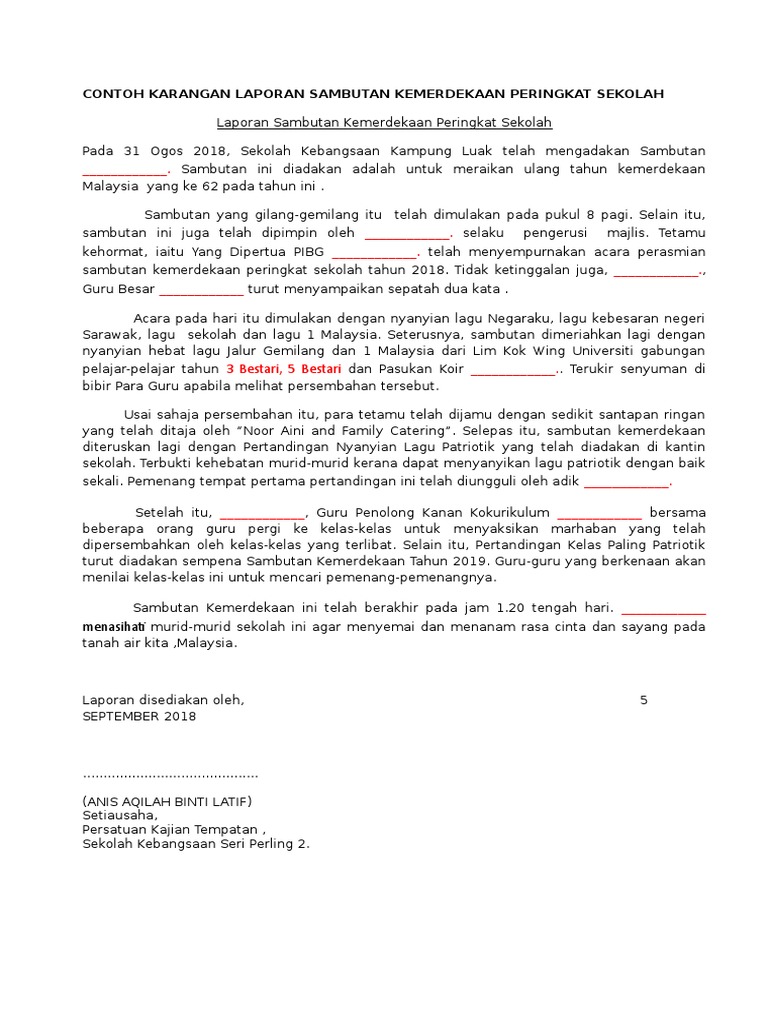 Kaarangan Upsr Sambutan Bulan Kemerdekaan  PDF