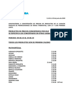 Concertacion de Precios Prensa Del 04-06-19 Al 24-06-19