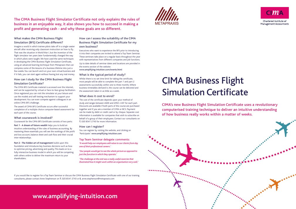 CIMA BFS Certificate | Download Free PDF | Simulation | Business