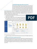 Cara Membuat File PDF Menggunakan Microsoft Word