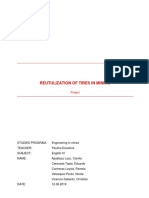 Reutulization of Tires in Mining: Project