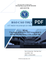 Báo Cáo thực tập phần mềm ERP