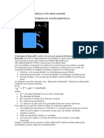 Teorema de Bernoulli y Sus