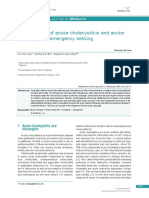 [Open Medicine] Management of Acute Cholecystitis and Acute Cholangitis in Emergency Setting