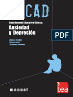 CECAD CUB2013: Cuestionario de Ansiedad y Depresión