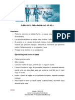 Ejercicios Paralisis de Bell PDF