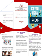 Triptico de Actividad Física