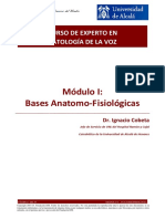 Bases Anatomo-Fisiológicas de La Voz Dr. Ignacio Cobeta