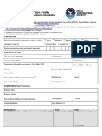 Membership Application Form: (Also To Be Used by Applicants For Interim Ceng & Ieng Registration)