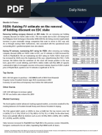 FGEN: Raising FV Estimate On The Removal of Holding Discount On EDC Stake