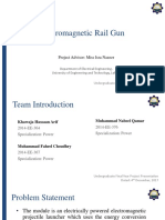 Electromagnetic Rail Gun: Project Advisor: Miss Isra Nazeer