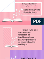 Demo Dokumentaryong Pampahayagan