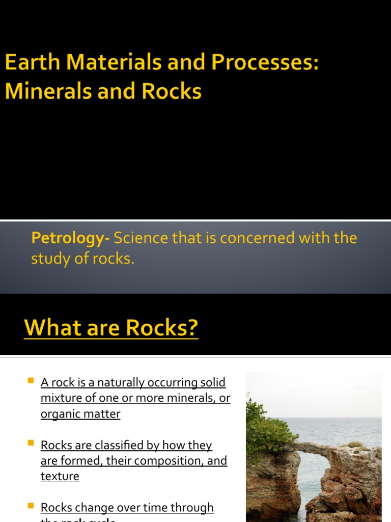 Petrology: Study of Rocks and Minerals | PDF | Sedimentary Rock | Rock ...