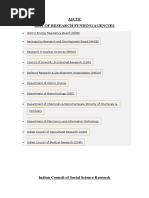 Research Projects- ICSSR