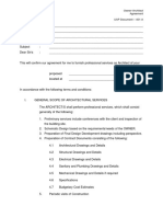 UAP Doc 401 A Owner Architect Agreement PDF