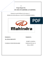 PROJECT ON MAHINDRA.docx