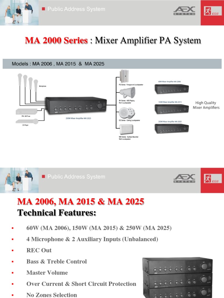 aex pa system