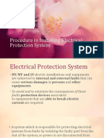 Procedure in Installing Electrical Protection System