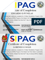 Certificate of Completion: Edgardo D Punelas