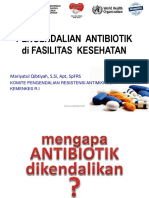 PENGENDALIAN ANTIBIOTIK DI FASILITAS KESEHATAN