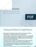 Capital Structure: Meaning of Capital Structure Theories of Capital Structure