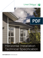 Linea Oblique Weatherboard Horizontal Technical Specification PDF