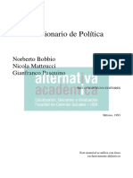 Bobbio - Ciencia Política en Diccionario de Ciencia Política