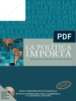 La Política Importa - Sistemas de Partidos y Gobernabilidad Democrática