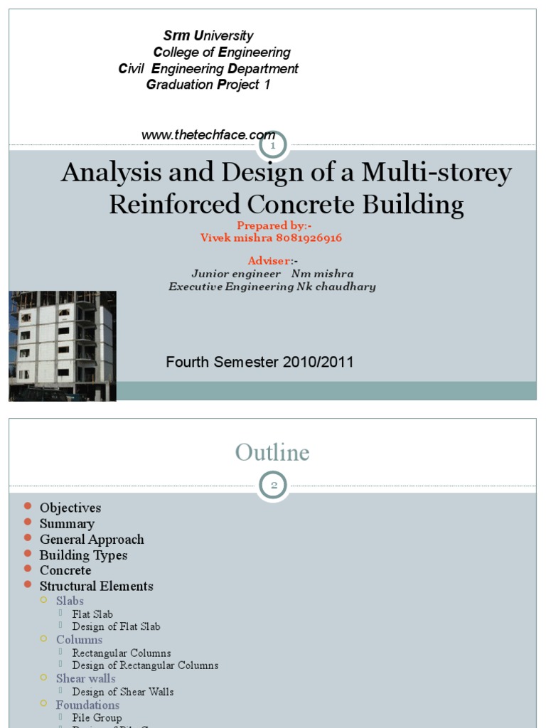 Multi-Storey Building Design Guide | PDF | Deep Foundation | Column