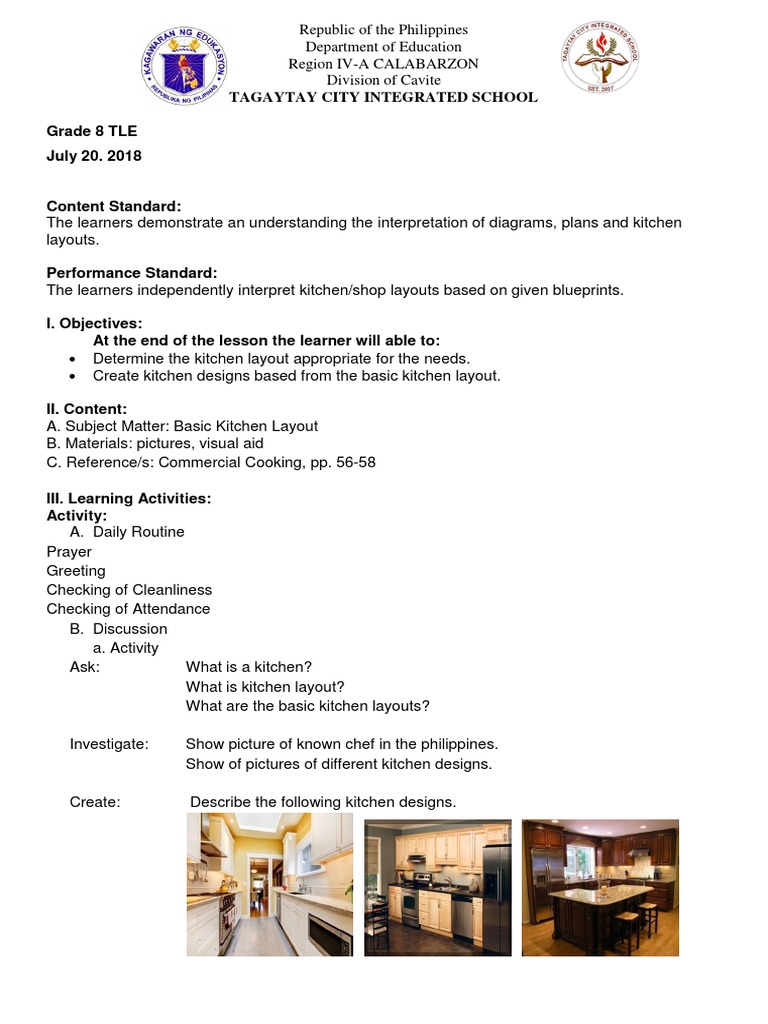 Basic Kitchen Layout New Docx Kitchen Epistemology