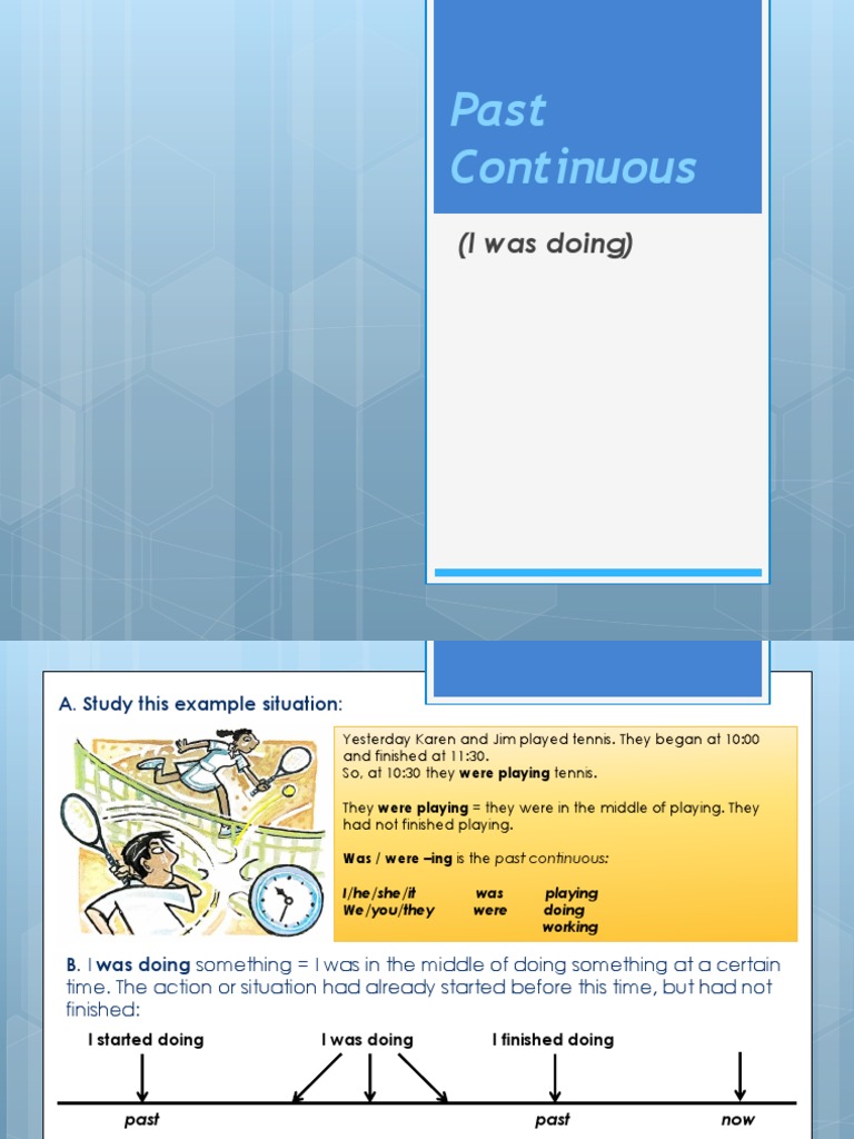 Understanding Past Continuous Tense | PDF